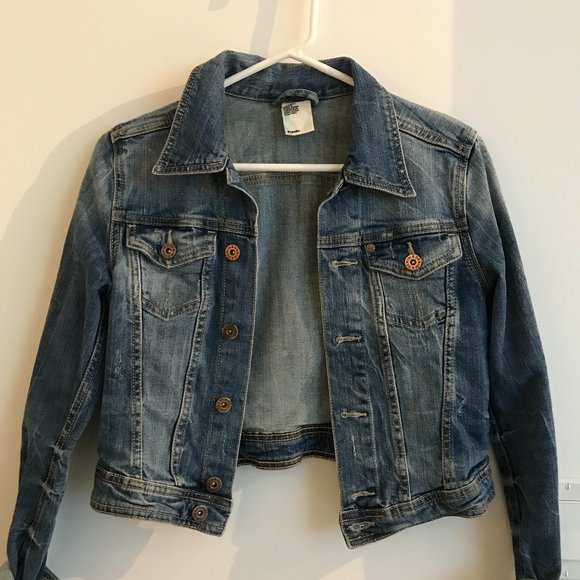H&M Cropped Denim Jacket - Picture 1 of 2